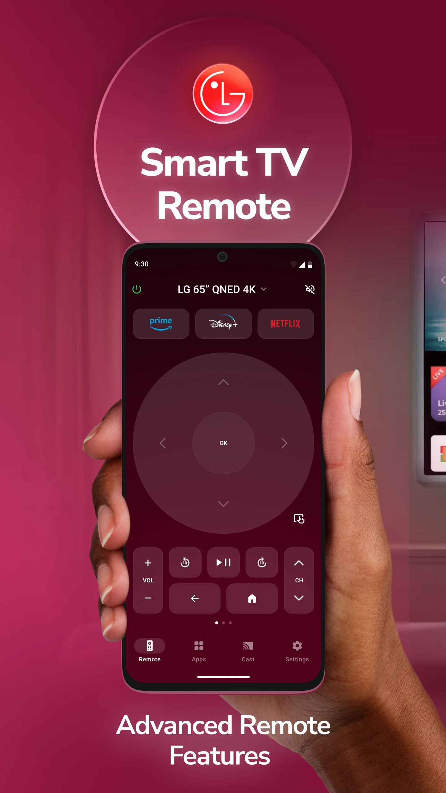 LG Smart TV Remote Control screenshot