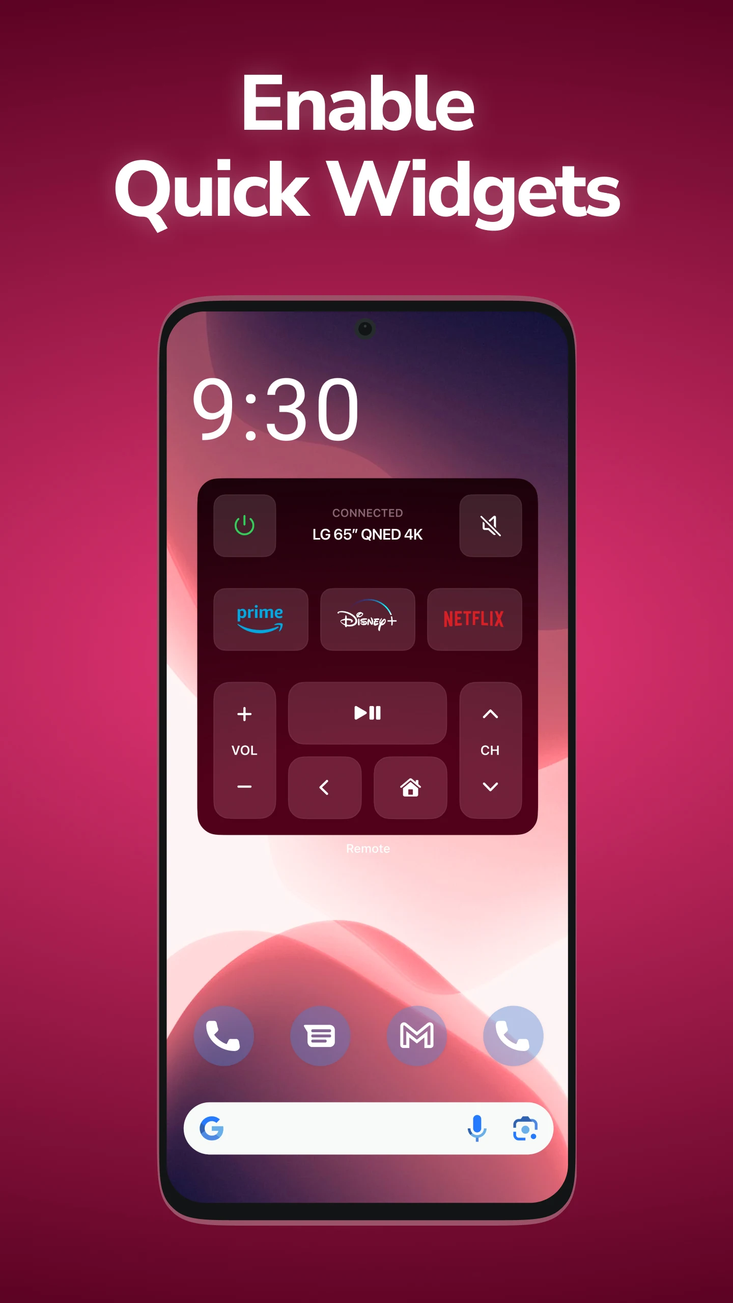 LG Smart TV Remote Control screenshot