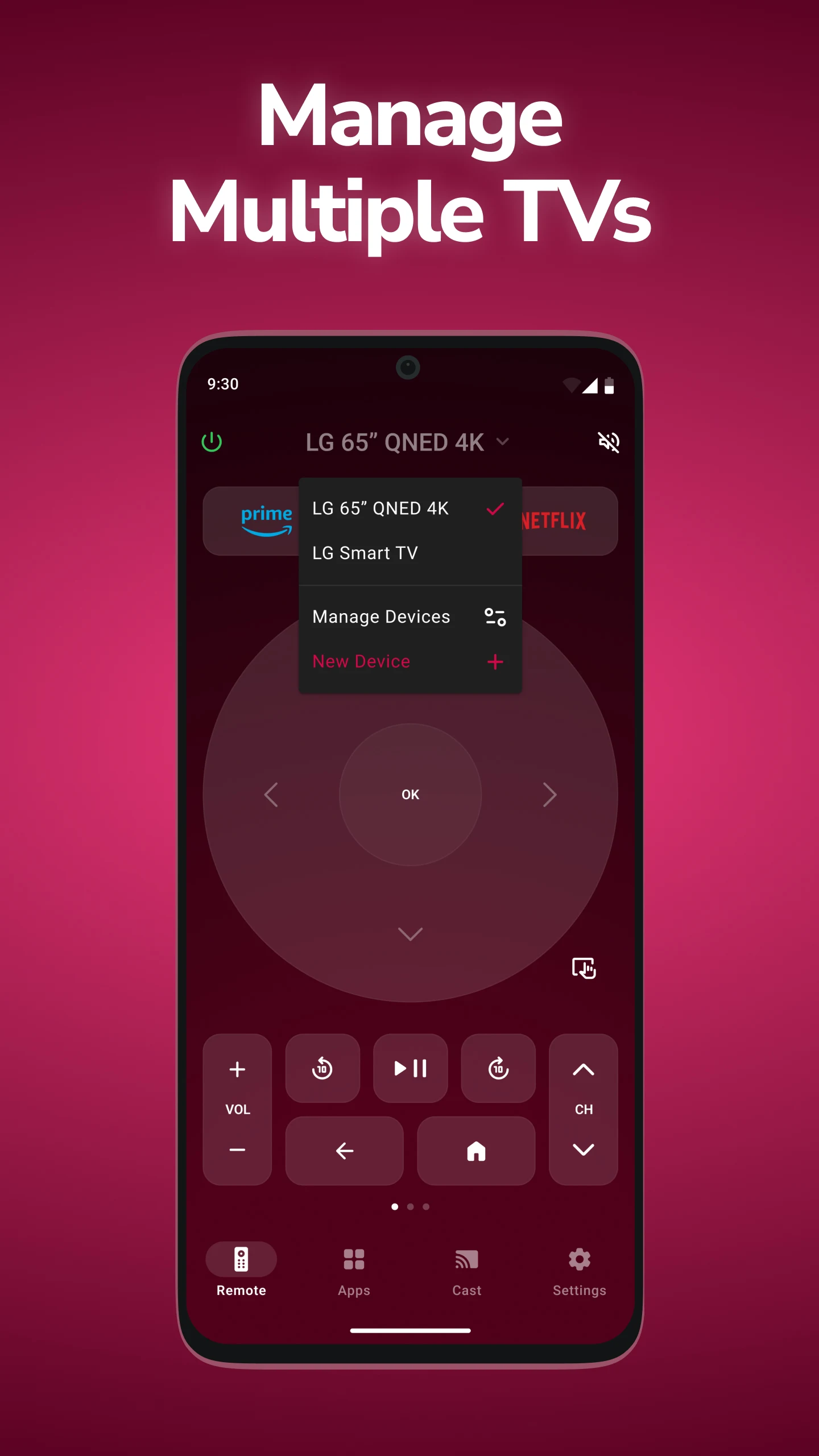 LG Smart TV Remote Control screenshot